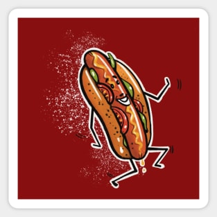 Chicago Style Hot Dog funny Sticker